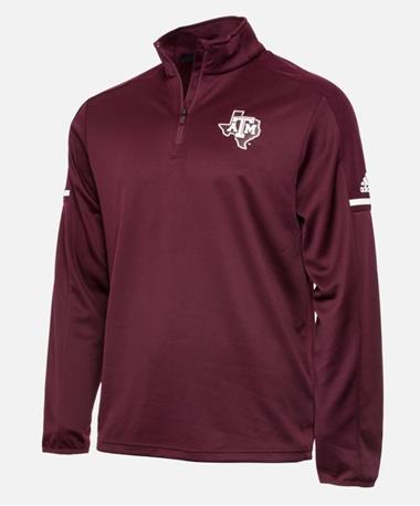 Adidas Sideline Texas A&M LS Quarter Zip