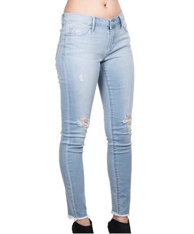 Sarah Cut off Hem Skinny Jean