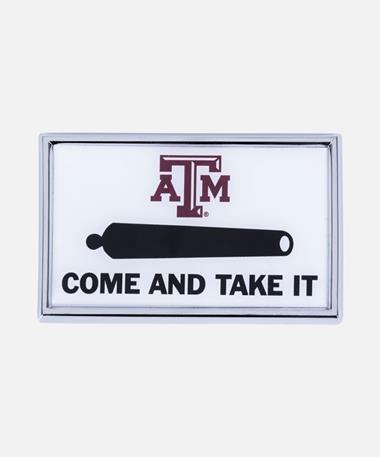 Texas A&M Come And Take It Auto Emblem