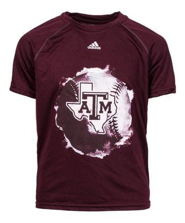 Adidas Texas A&M Youth Fireball Baseball