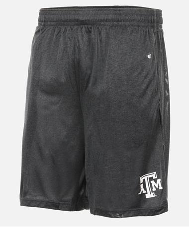 Badger Texas A&M Pro Heather Shorts