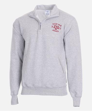Champion Texas A&M Power Blend Qtr Zip