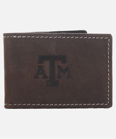 Canyon TAMU Wilson Leather Money Clip