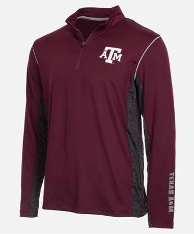 Colosseum Texas A&M Coffee Break Qtr Zip