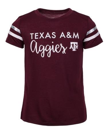 Texas A&M Girls Wendy Peppercorn Tee