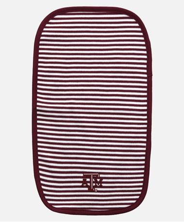 Texas A&M Aggie Maroon Striped Burp Pad