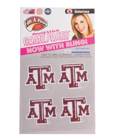 Texas A&M FandazzlerZ Face Stickers