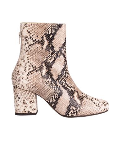 Free People Cecile Snakeskinn Ankle Boot