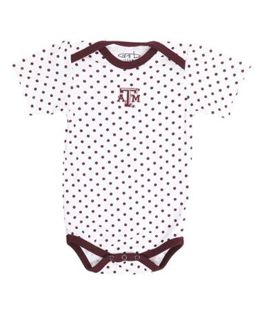 Garb Texas A&M Infant Tammy Polka Onesie