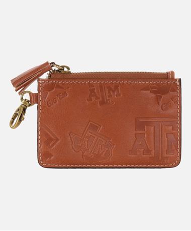 Jack Mason Texas A&M Logo Zip Coin Purse