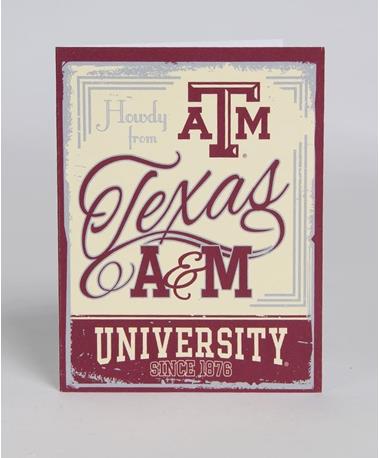 Howdy From Texas A&M Stationery