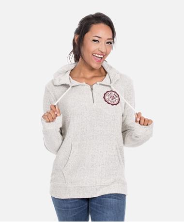 League TAMU Elis Quarter Zip Hoodie