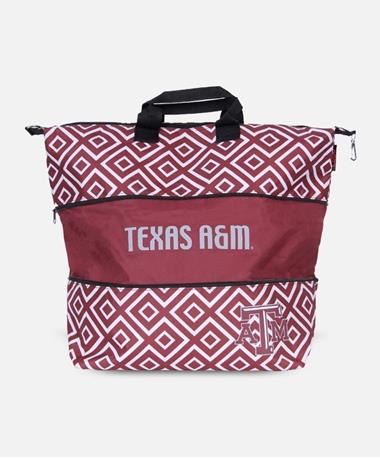 Texas A&M Double Diamond Expandable Tote