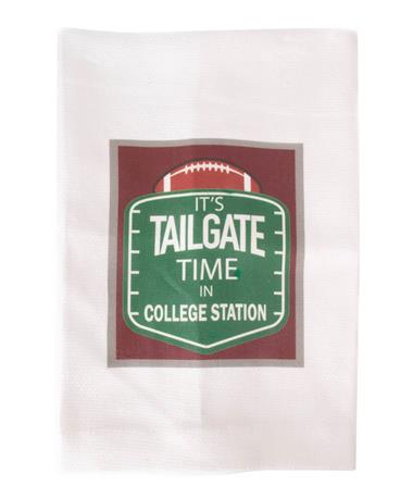 Tailgate Time In College Station Towel