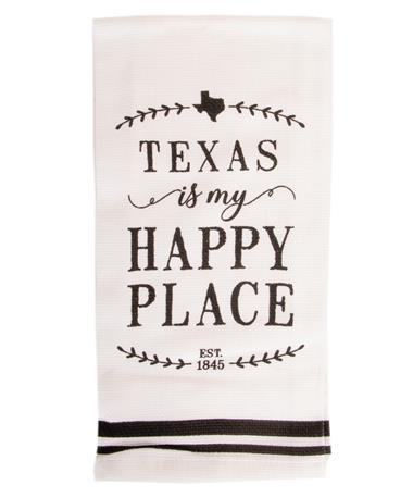 Texas Is My Happy Place Kitchen Towel