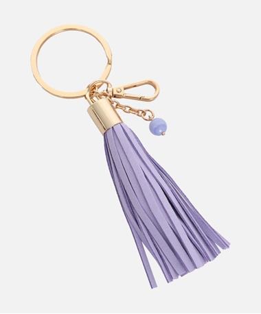 Tassel with Charm Keychain