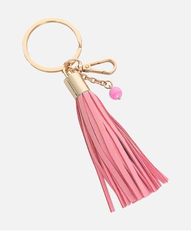 Tassel with Charm Keychain