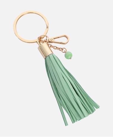 Tassel with Charm Keychain