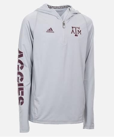 Adidas TAMU Youth Training Quarter Zip