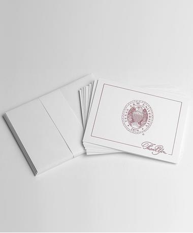 Texas A&M Raised Seal Thank You Cards