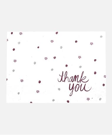 Confetti Thank You Card