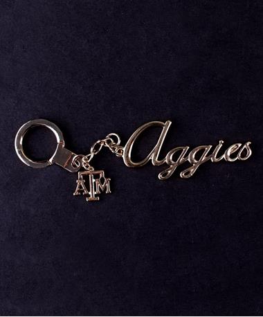 Texas A&M Aggies Gold Keychain