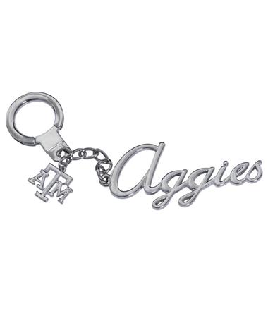 Texas A&M Aggies Silver Keychain