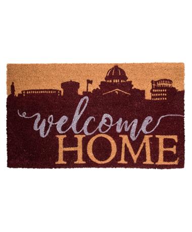 Welcome Home CS Skyline Doormat