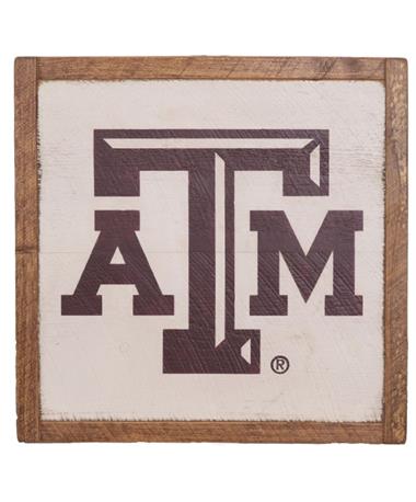 Texas A&M Aggie Rustic Wall Art