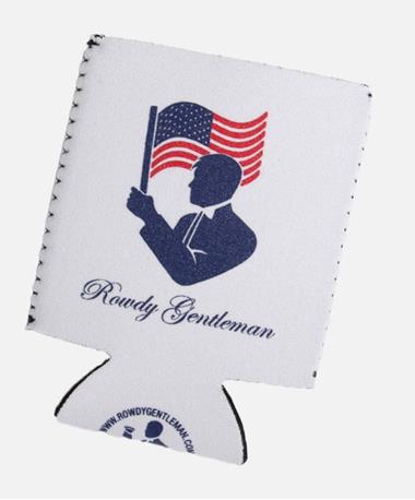 Toasting The Flag Beer Sleeve Koozie