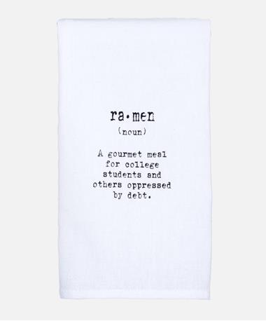 Ramen A Gourmet Meal Hand Towel