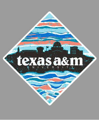 Skyline Diamond Sticker