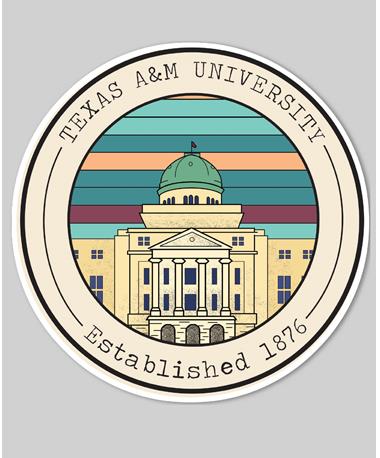 Academic Building Sticker