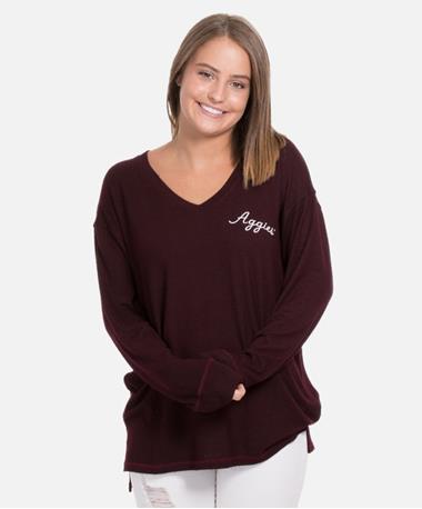 Texas A&M Drop Pullover XXL