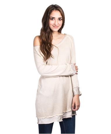 Oversize Pullover Beige