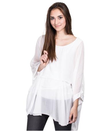 Silk Two Layer White