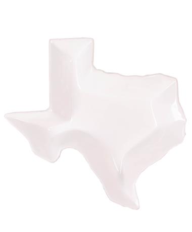 Texas Tidbit Dish White 6inch
