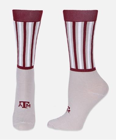 Texas A&M Between the Lines Dress Socks