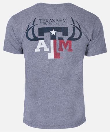 Texas A&M Hunting Season Antler T Shirt