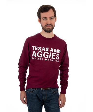 Texas A&M Basic Long Sleeve T Shirt