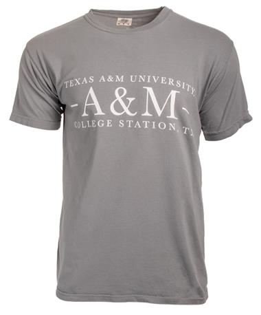 Texas A&M Aggie Basic Grey T Shirt