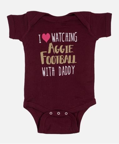 Watching Football with Daddy Onesie