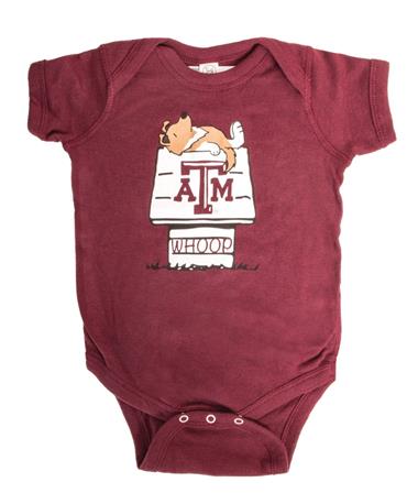 Texas A&M Aggie Doghouse Whoop Onesie