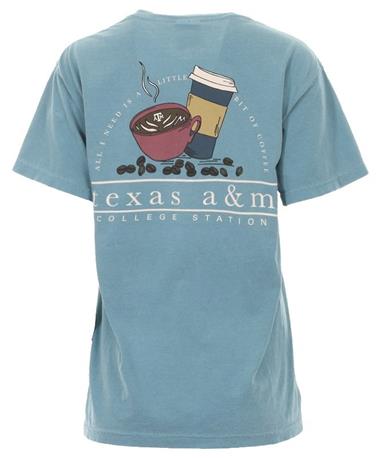 Texas A&M Bit of Coffee Bean T Shirt