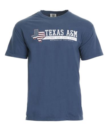 Texas A&M Home of Free Brave T Shirt