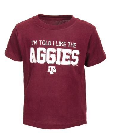 Im Told I Like The Aggies Toddler Tee