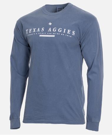 Texas A&M Spirit Blue Longsleeve T Shirt