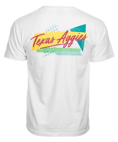 Texas A&M Aggie 80s Throwback SS T Shirt