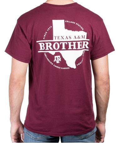 Texas A&M Aggie Proud Brother T Shirt