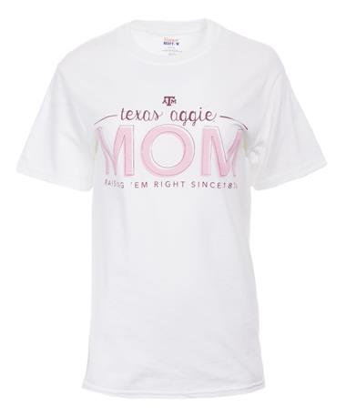 Texas A&M Mom Raising Em Right T Shirt